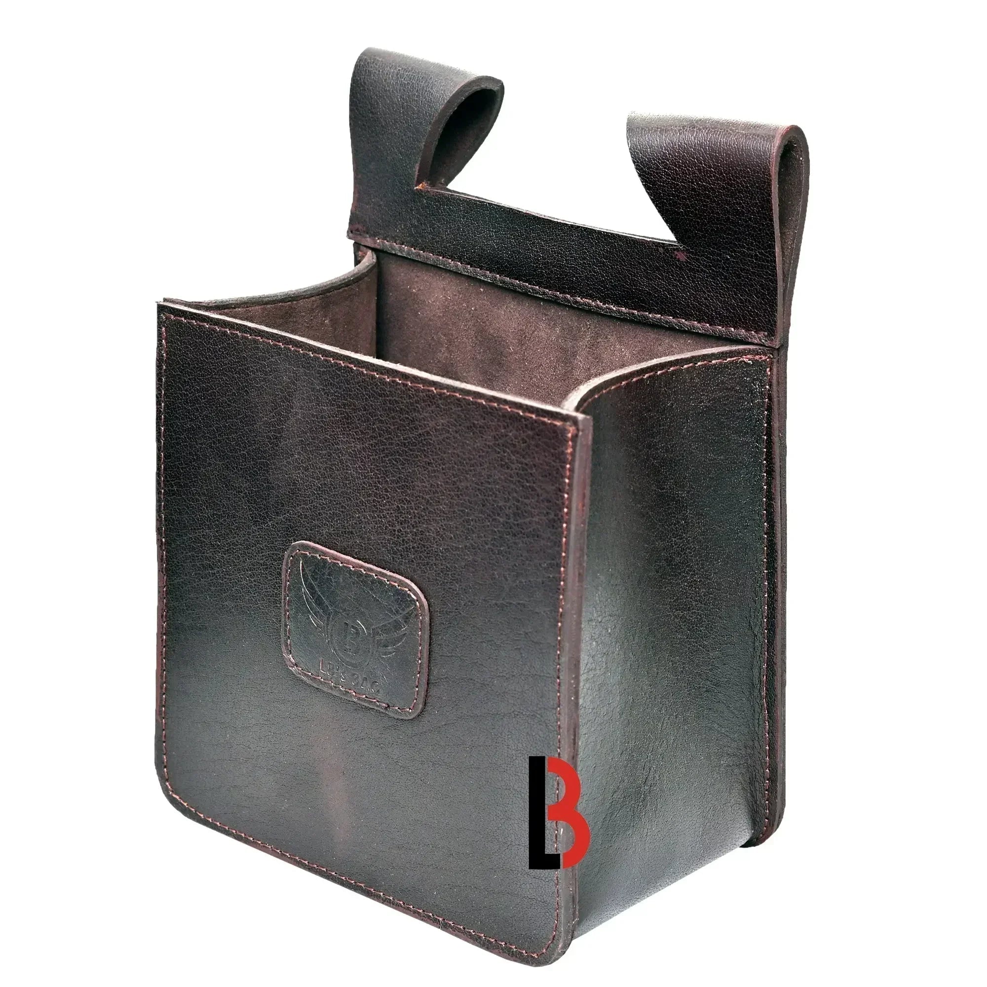 Cowhide Leather Trap Shooting Waist Bag Ammo Shot Gun Storage Shell Pouch Holder Cartridge Pouch 50+