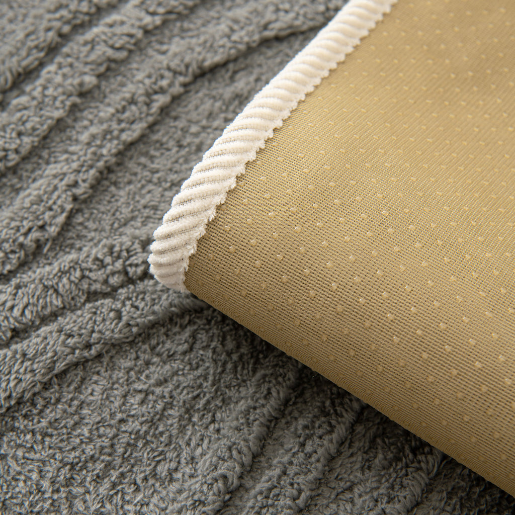Winter Thickened Non-slip Blanket, Three-Dimensional Embossed Cotton Velvet Sofa Cover