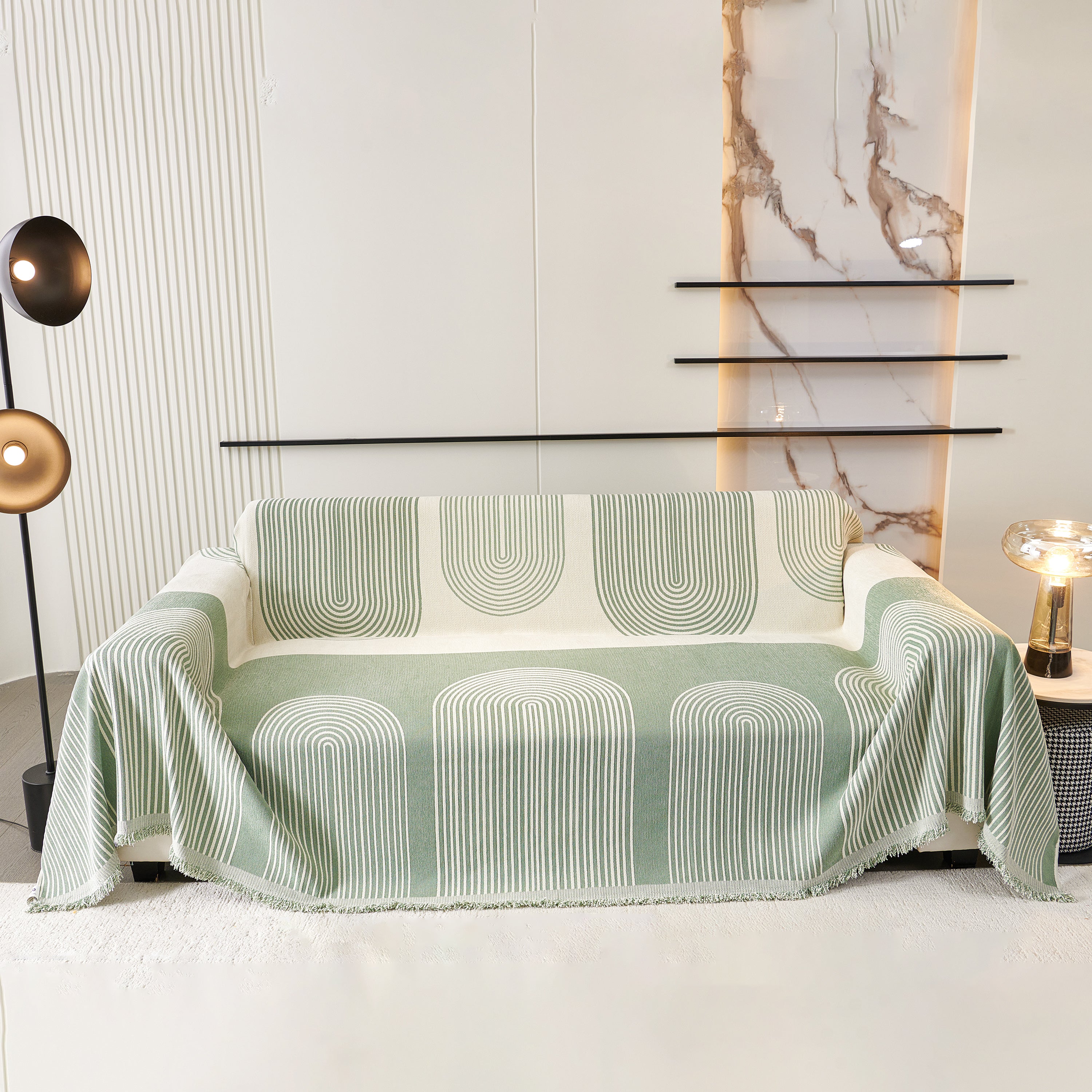 Oversized Sofa Throw Blanket, Couch Protector Throw for Stylish Home Protection