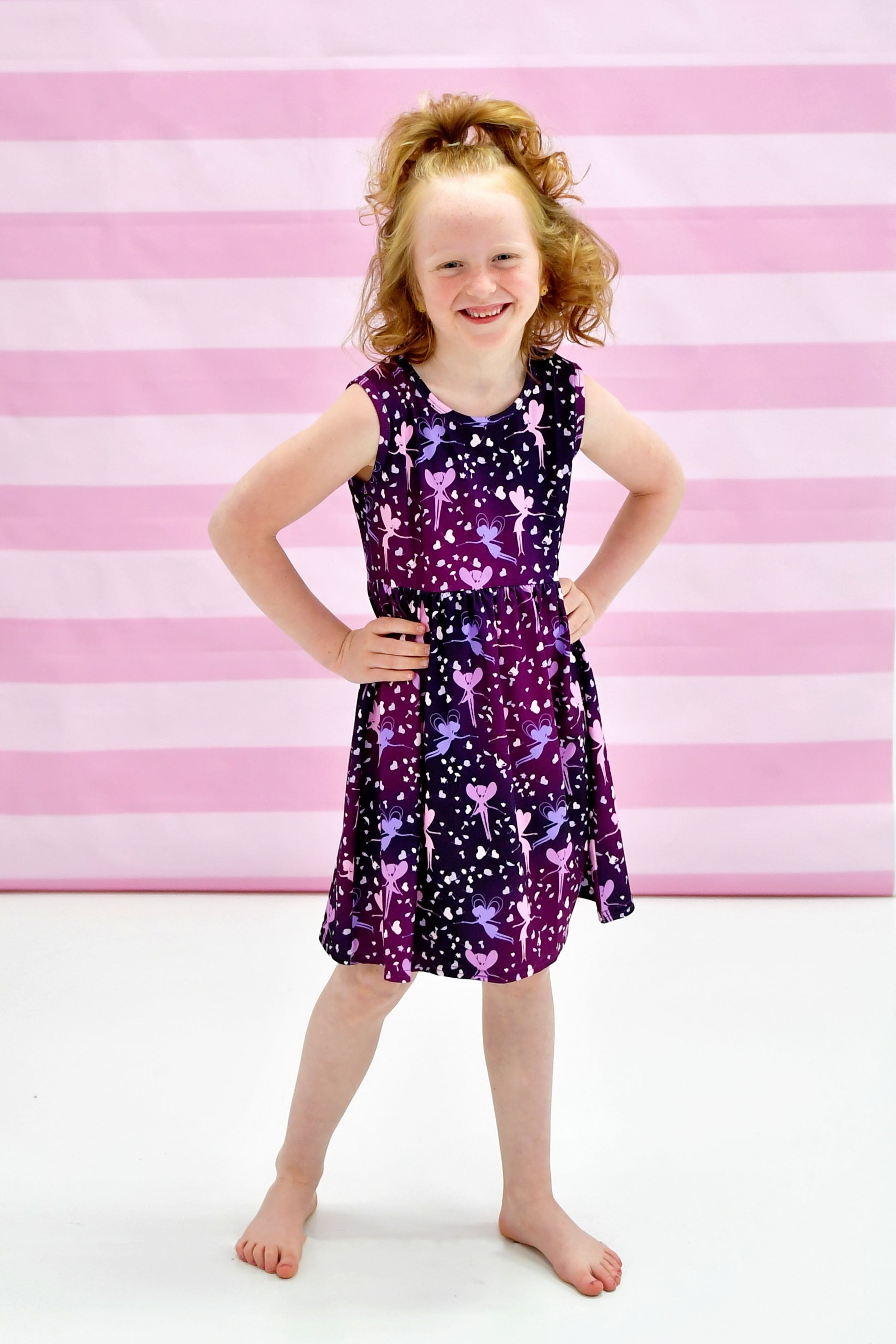 Fairy Milk Silk Tank Dress