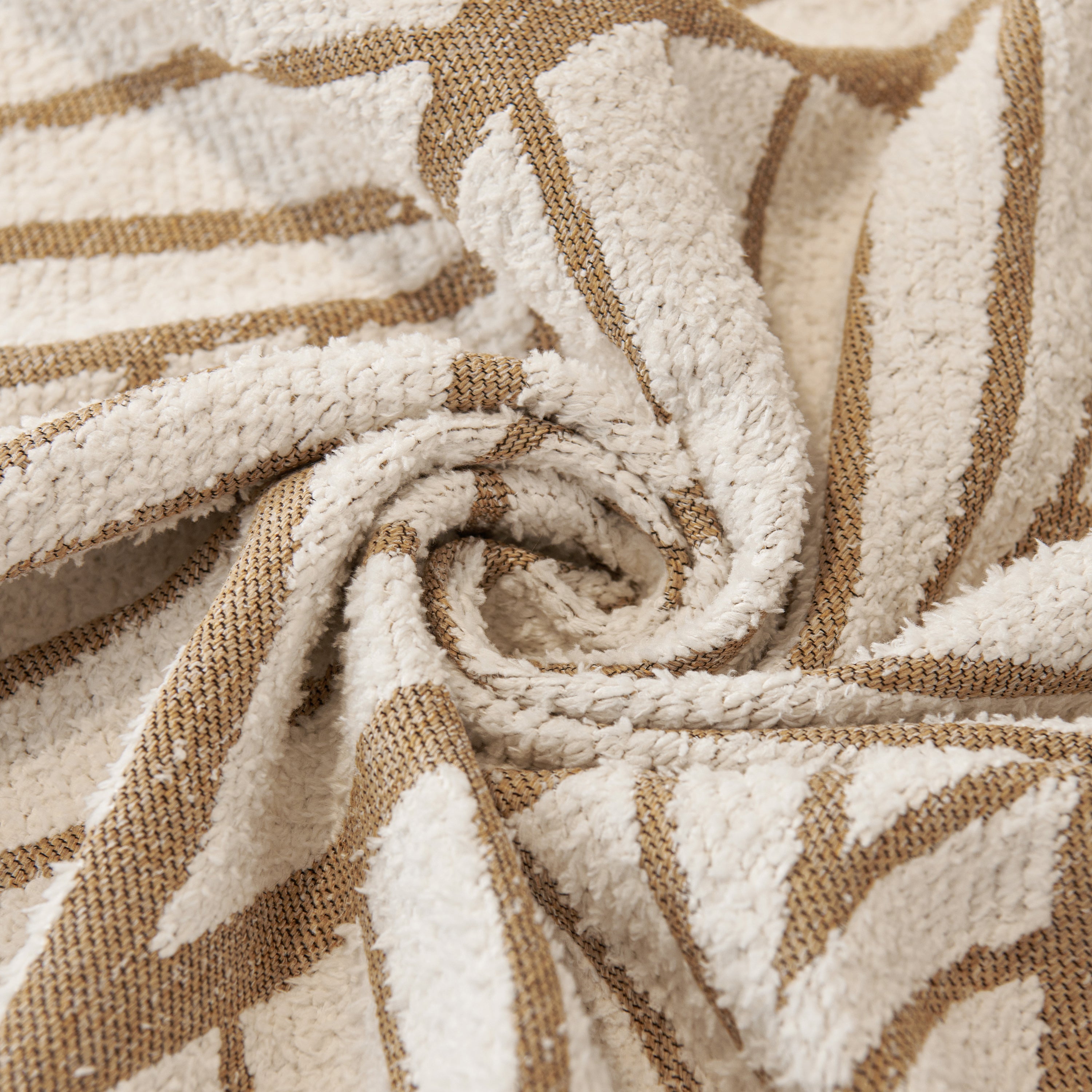 Maple Leaves Reversible Chenille Blanket Covers for Couch, Furniture Decoration Cover Sofa Slipcovers