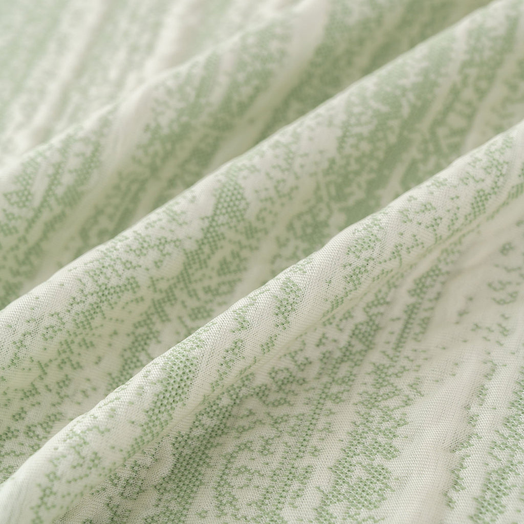 Summer Cooling Ice Silk Sofa Cover, Textured Stripe Soft Breathable Couch Throw Cover