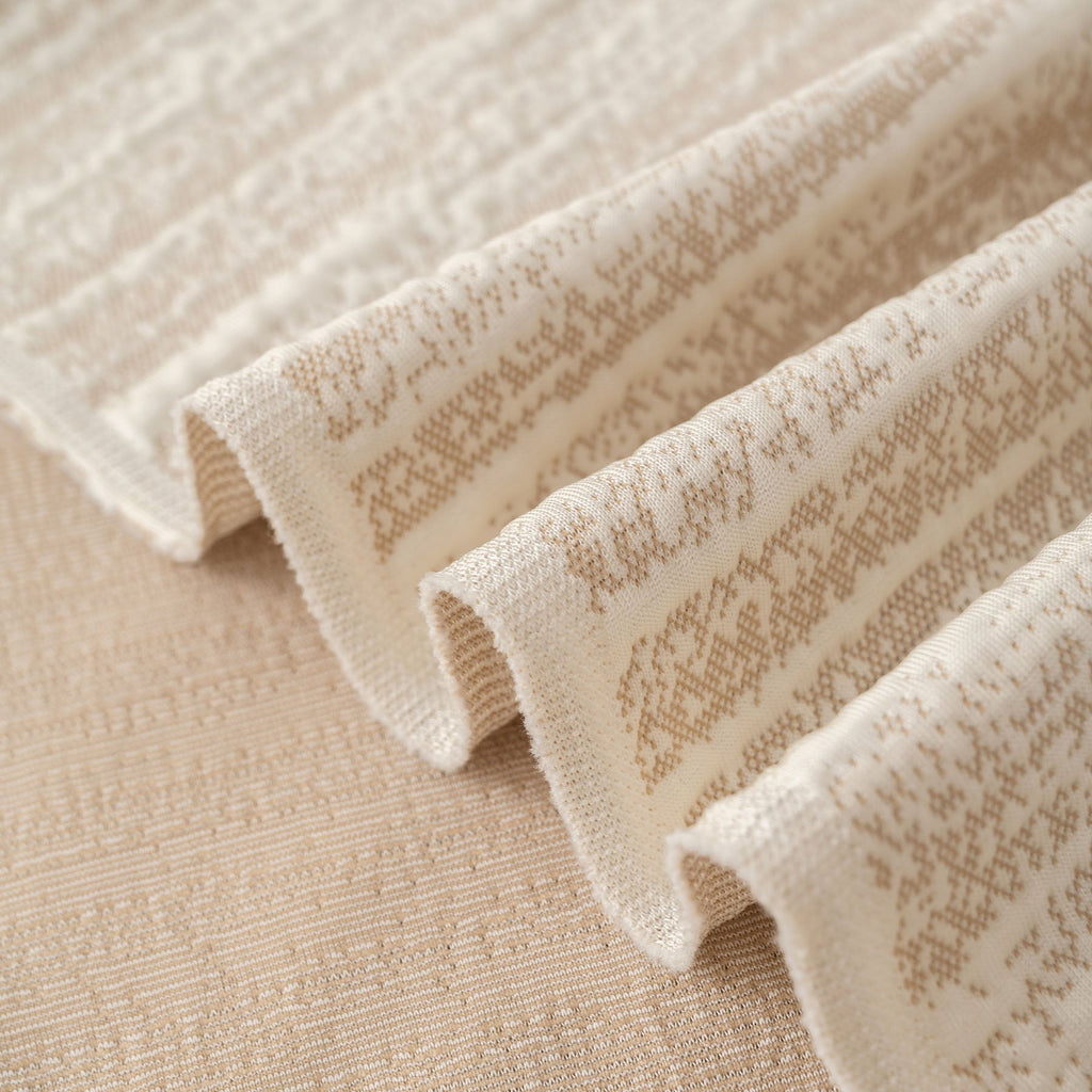 Summer Cooling Ice Silk Sofa Cover, Textured Stripe Soft Breathable Couch Throw Cover