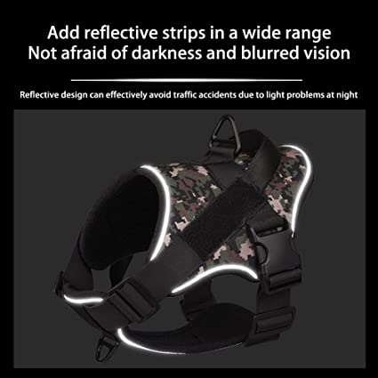 Tactical K9 Harness - Minimalist - Red Digi Camo