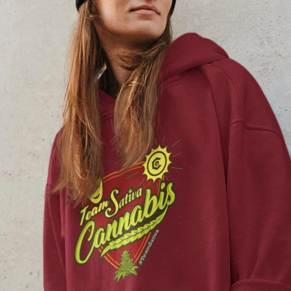 Team Sativa Cannabis Stoner Hoodie