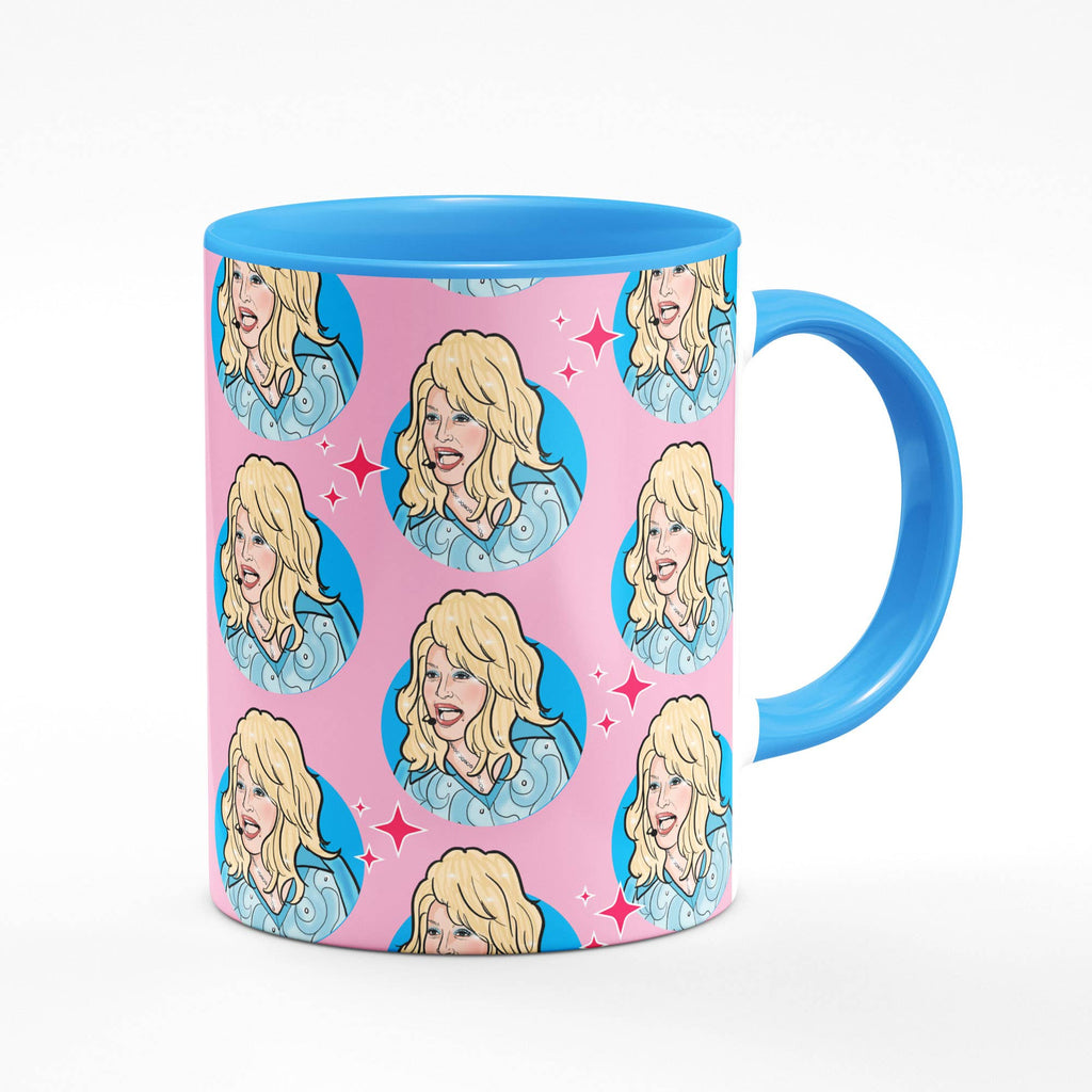Dolly Parton Mug with Blue Interior | 11oz