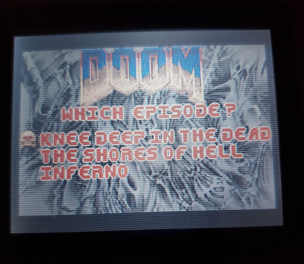 Doom 1 GBA Video Game Boy Advance