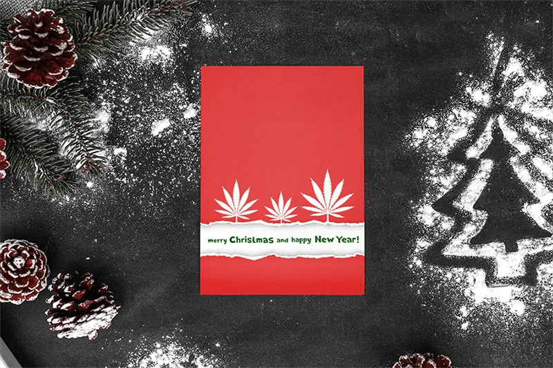 Have a Dope Holiday Merry Christmas Happy New Year Greeting Cards (1, 10, 30, and 50pcs)