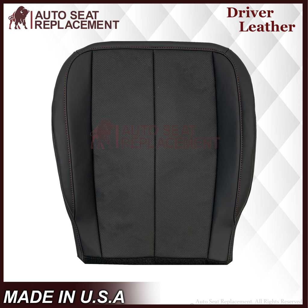 2013-2017 GMC Terrain Denali Replacement Seat Cover: Black Perforated