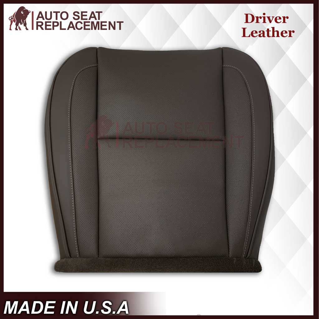 2007-2014 Cadillac Escalade Platinum Edition Replacement Synthetic Leather or Genuine Leather Seat Cover In Brown