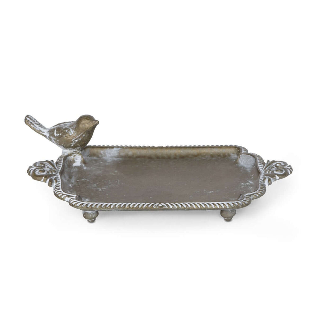 Antique Brass Bird Soap Dish