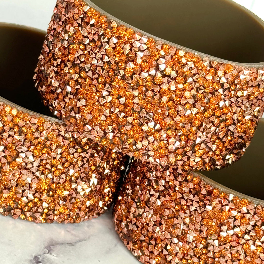 Rose Gold Druzy BLING  Boot