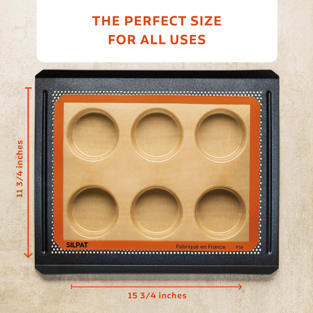 Silpat 6 Hole Large Round Mold