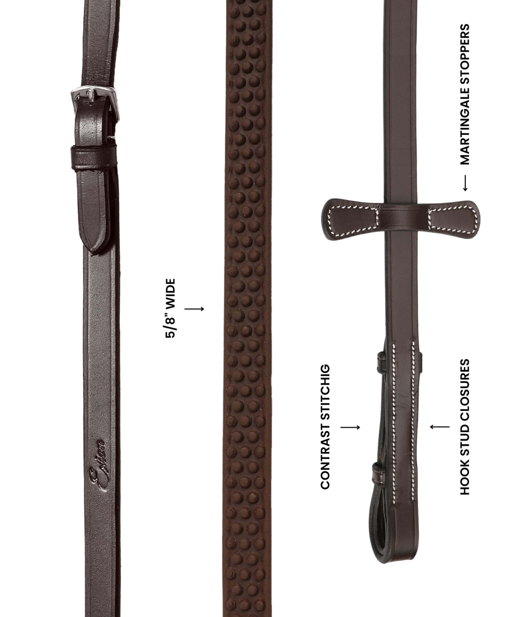 ExionPro Dotted Rubber Reins