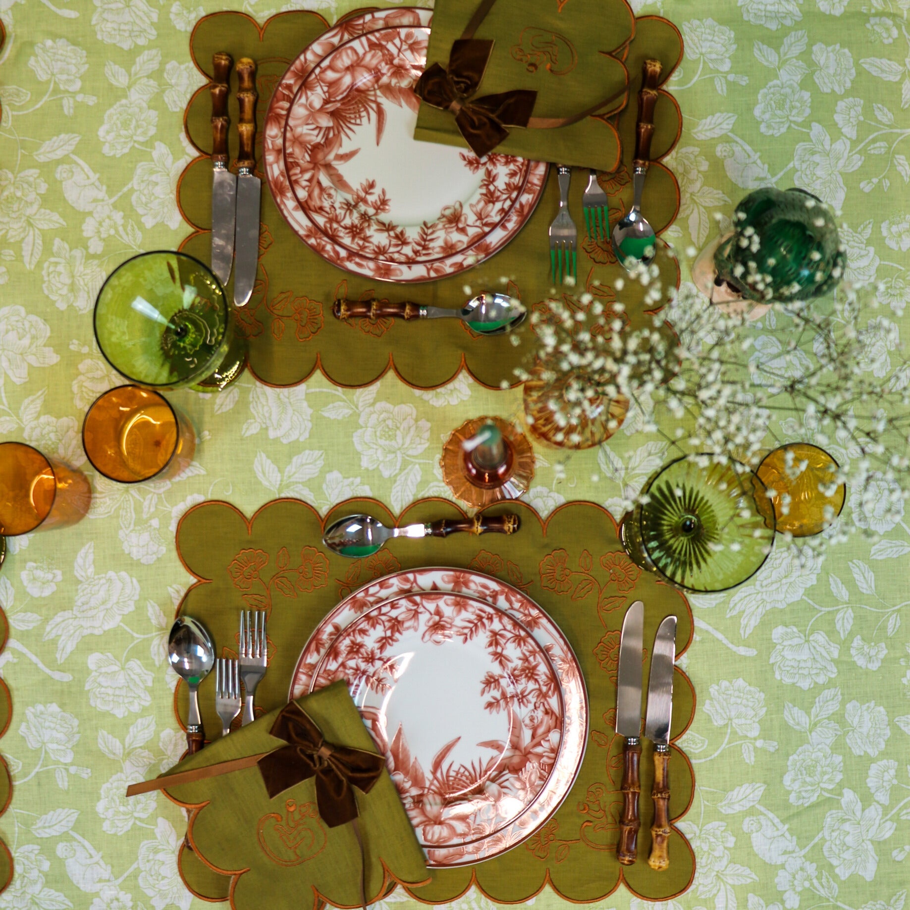 Eden Flora Parlour Tablecloth