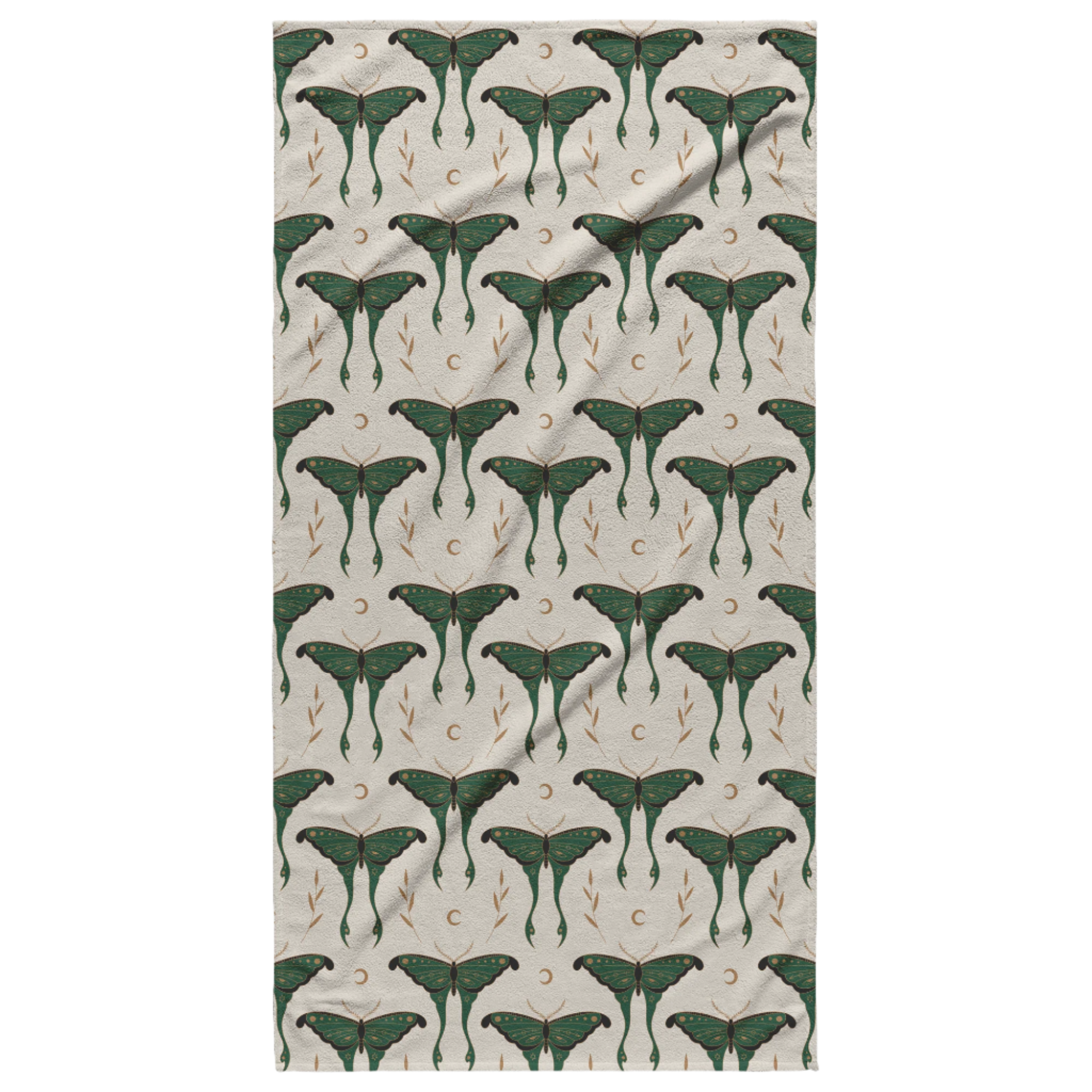 Ethereal Wings Luna Moth Bath and Beach Towel