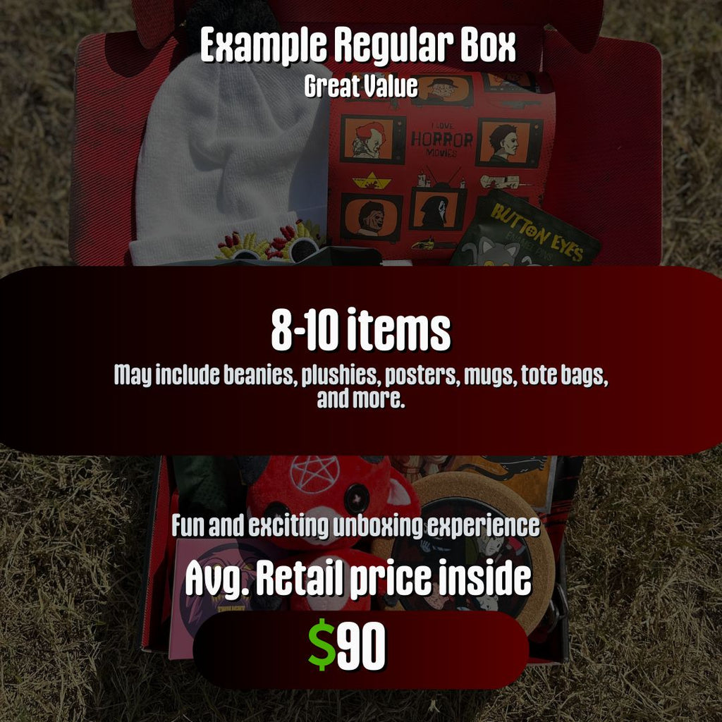 The Horror Mystery Box - 3 Sizes