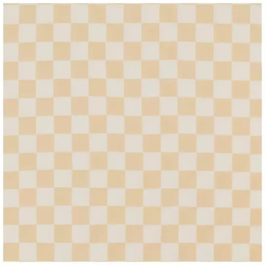 Butter Cream Checkered Baby Lounger Cover
