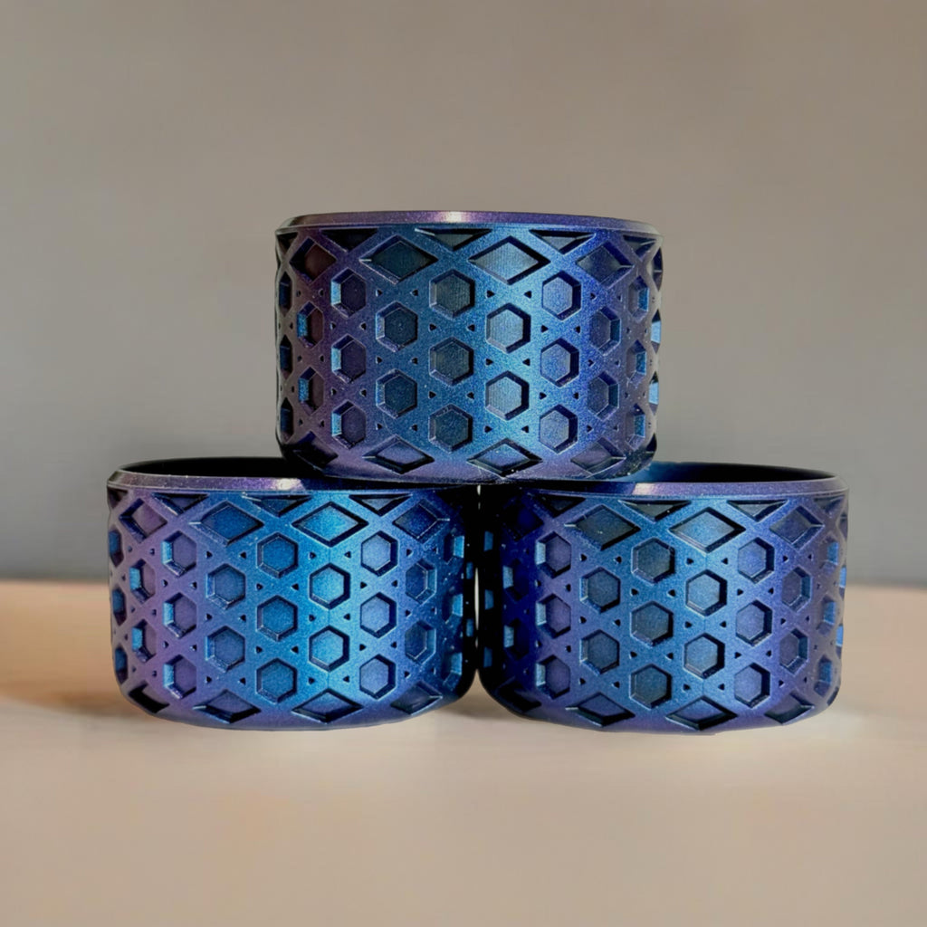 Blue Metallic Waffle Boots™