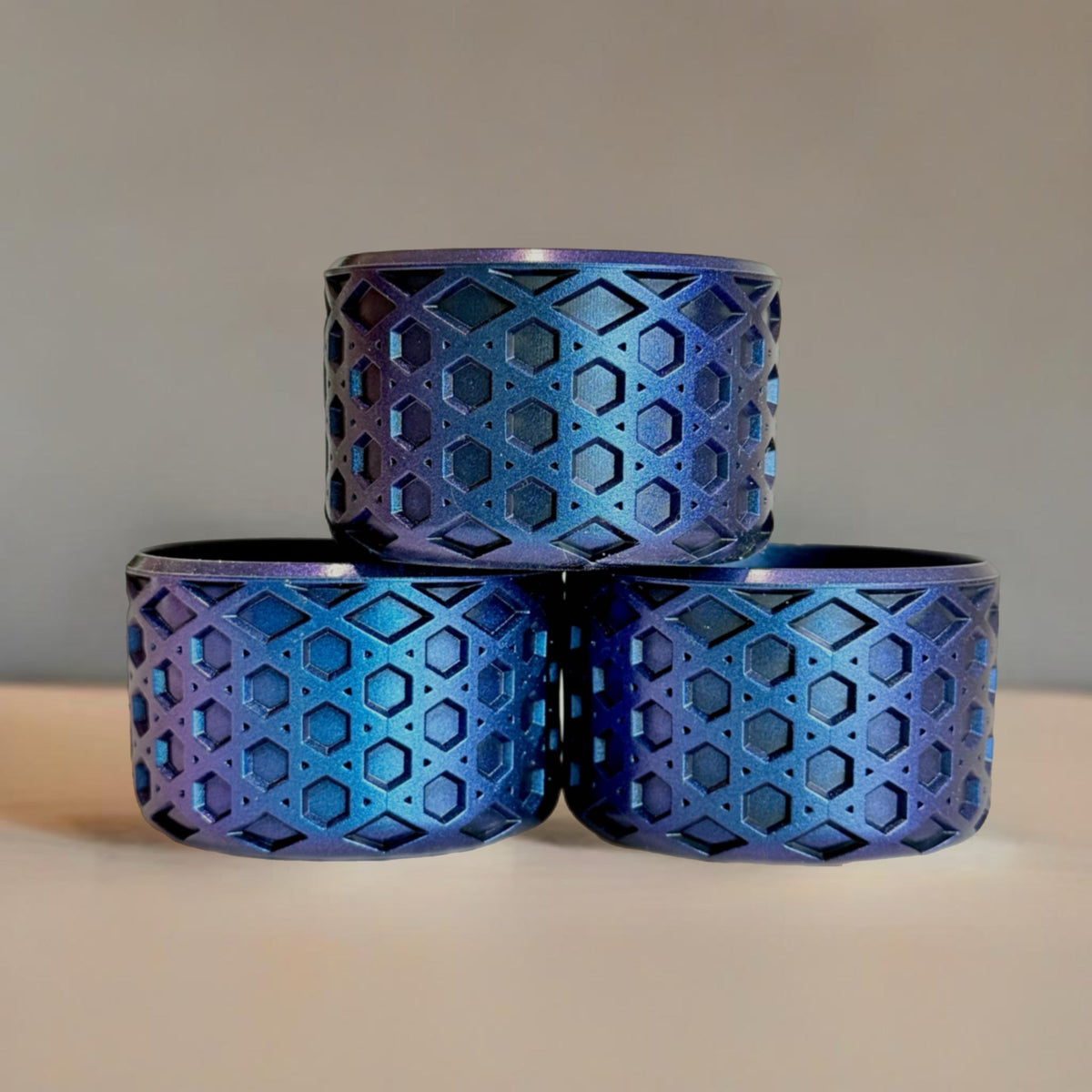 Blue Metallic Waffle Boots™