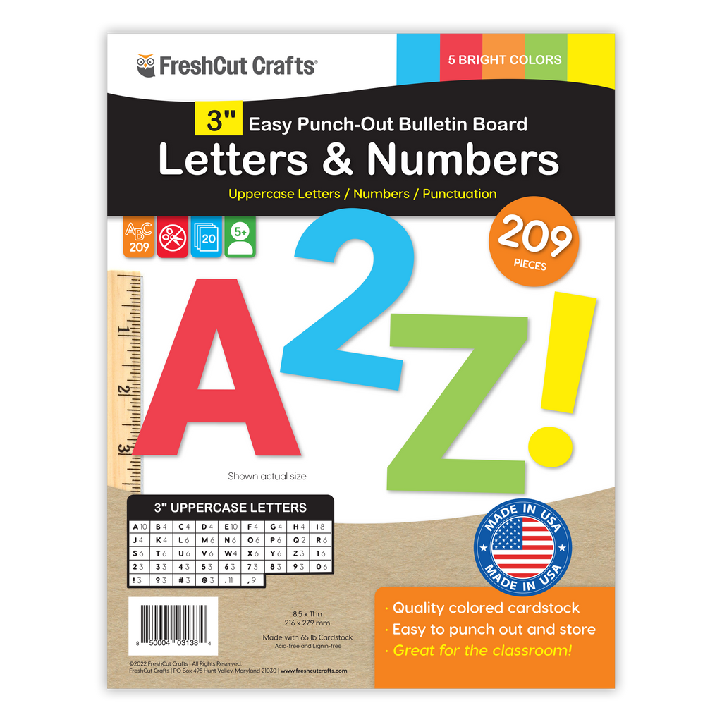 Bulletin Board Letters – 3 inch