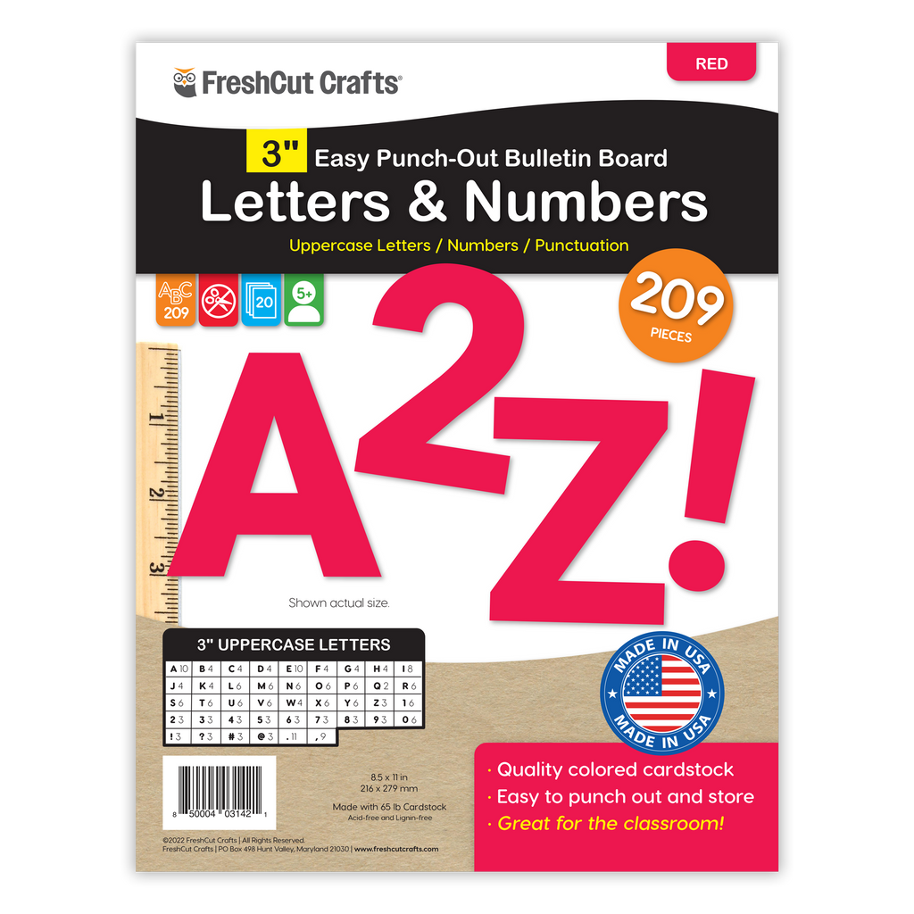 Bulletin Board Letters – 3 inch