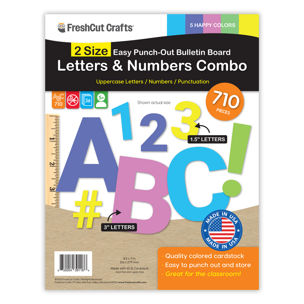 Bulletin Board Letters Combo – 2 Sizes