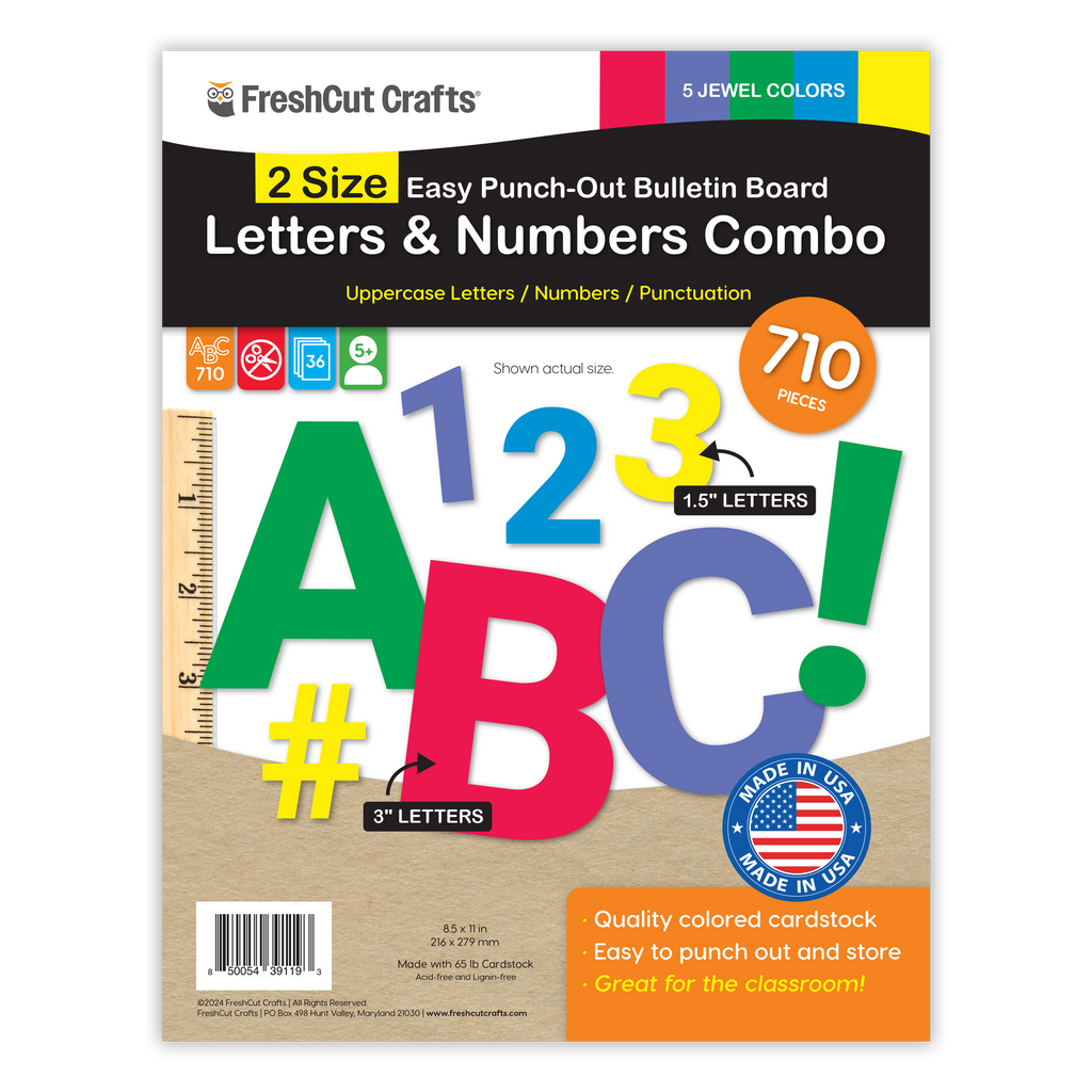 Bulletin Board Letters Combo – 2 Sizes