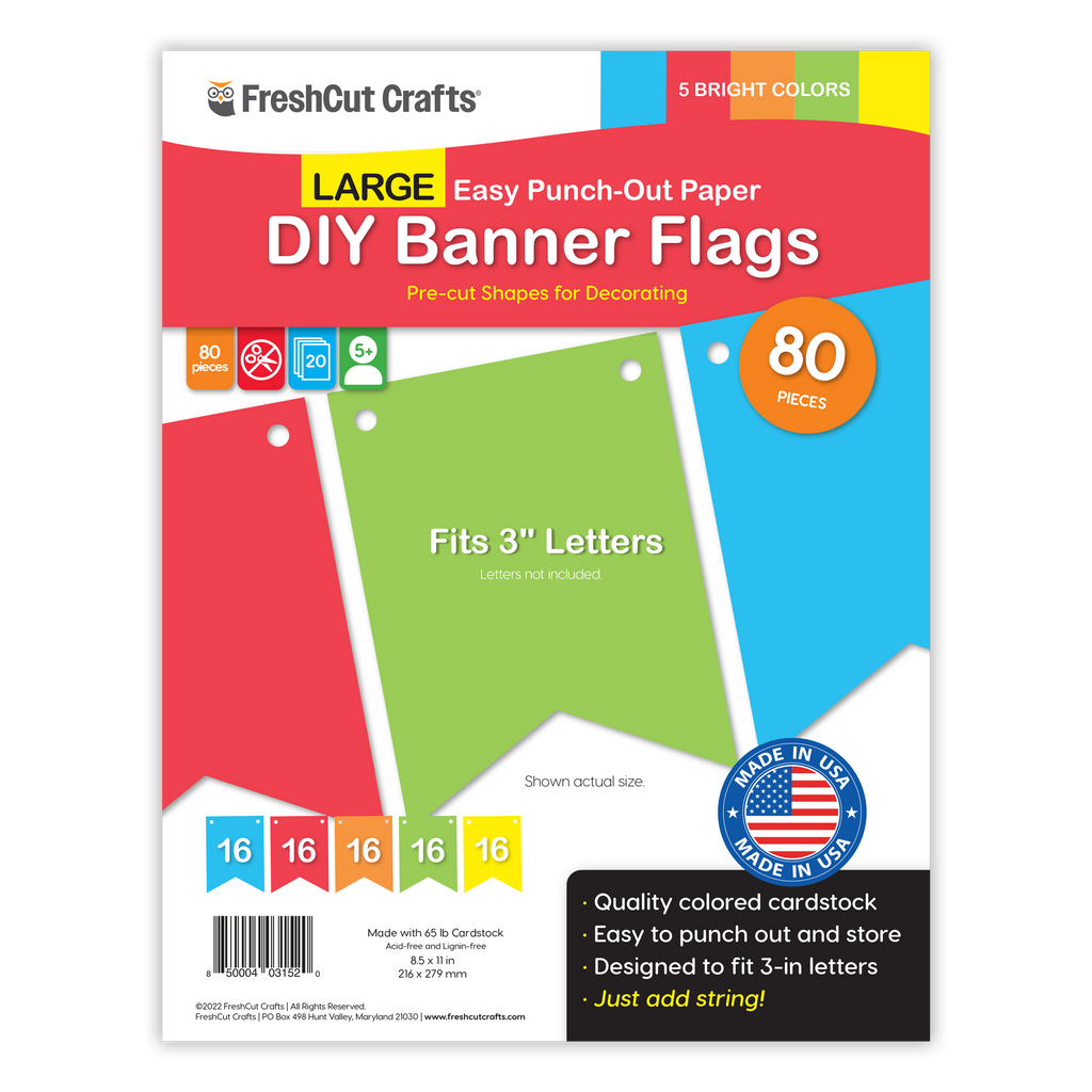 Large DIY Banner Flags