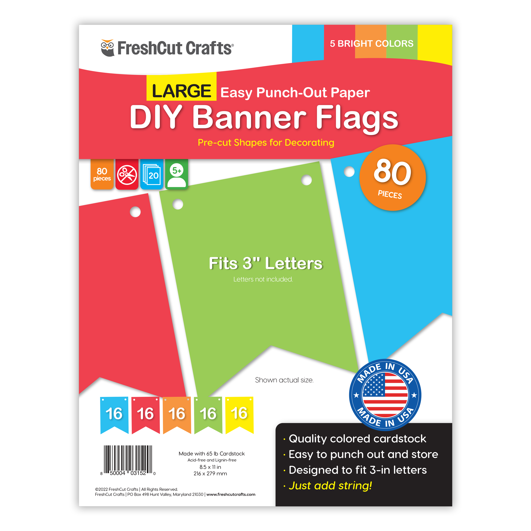 Large DIY Banner Flags