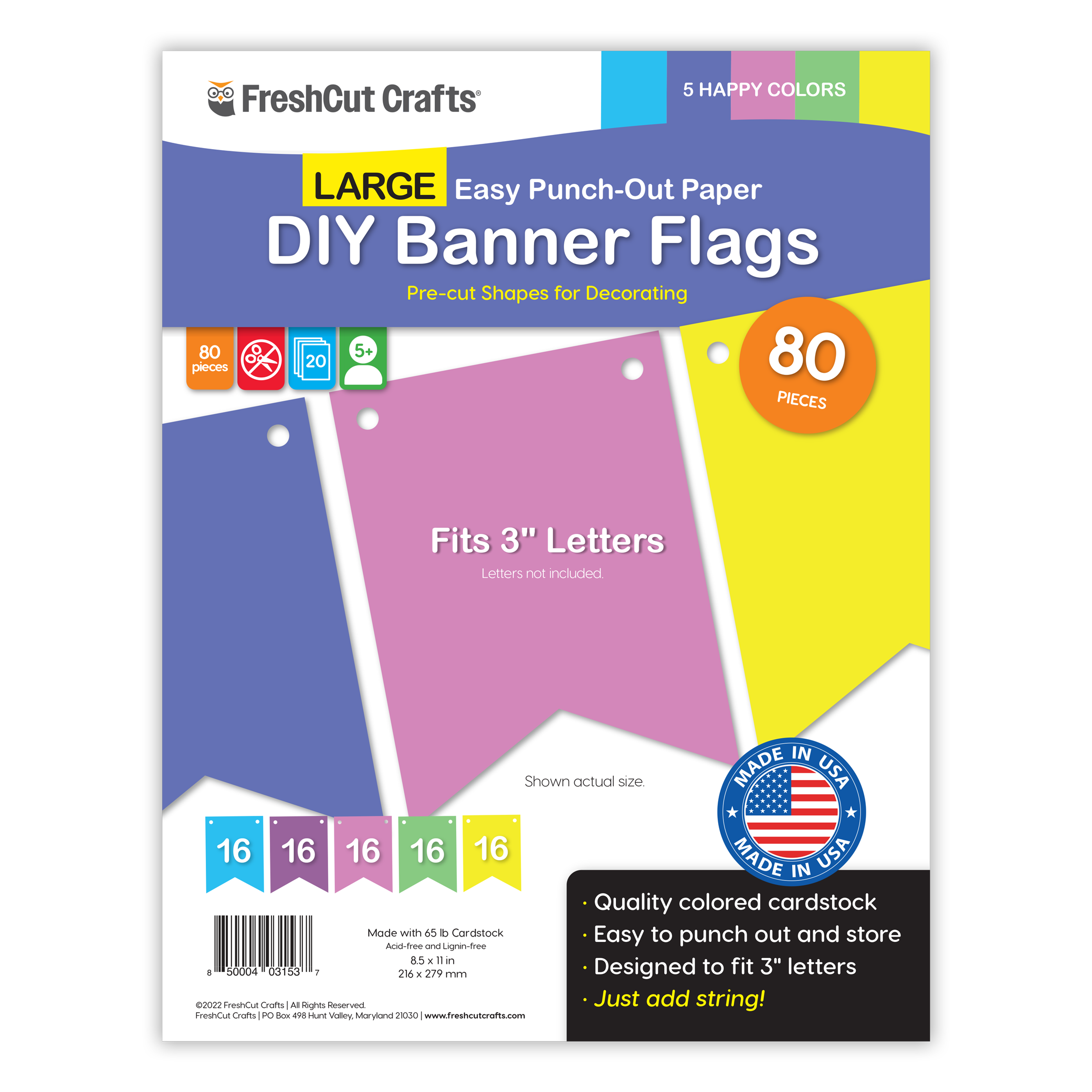 Large DIY Banner Flags