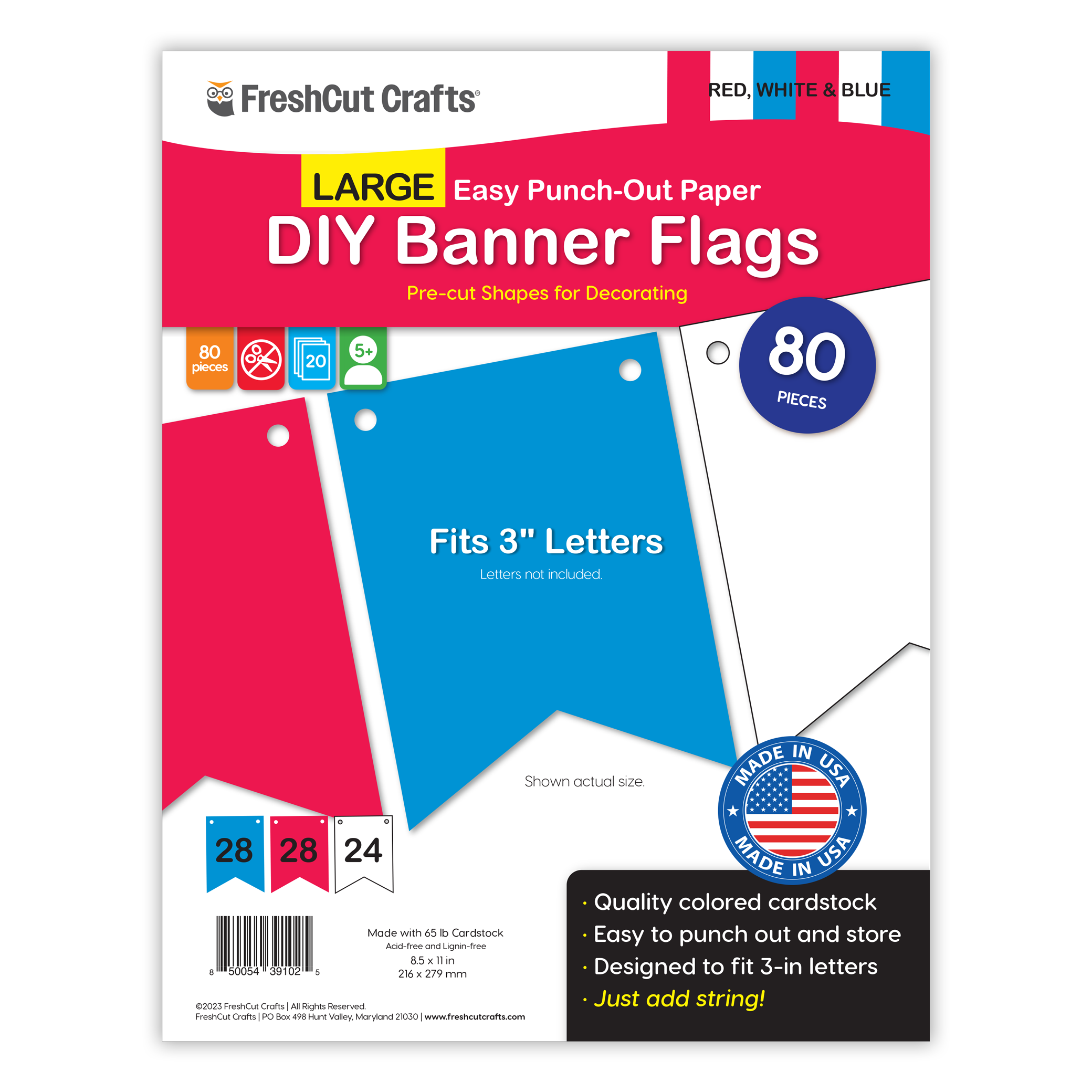 Large DIY Banner Flags