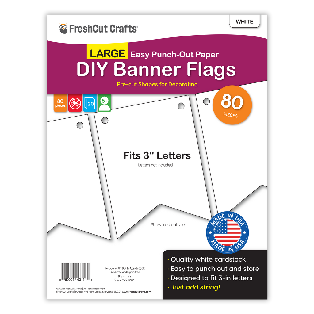 Large DIY Banner Flags