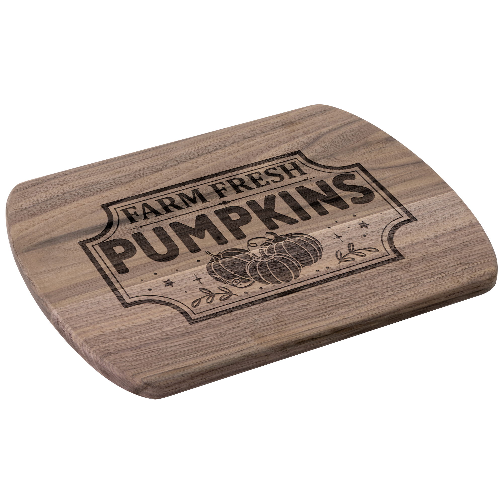 Farm Fresh Pumpkins Fall Hardwood Cutting Board