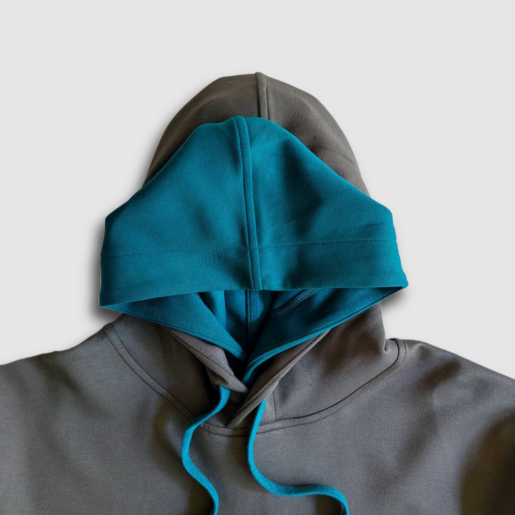 Cloud 9 Tech Hoodie - Graphite/Teal