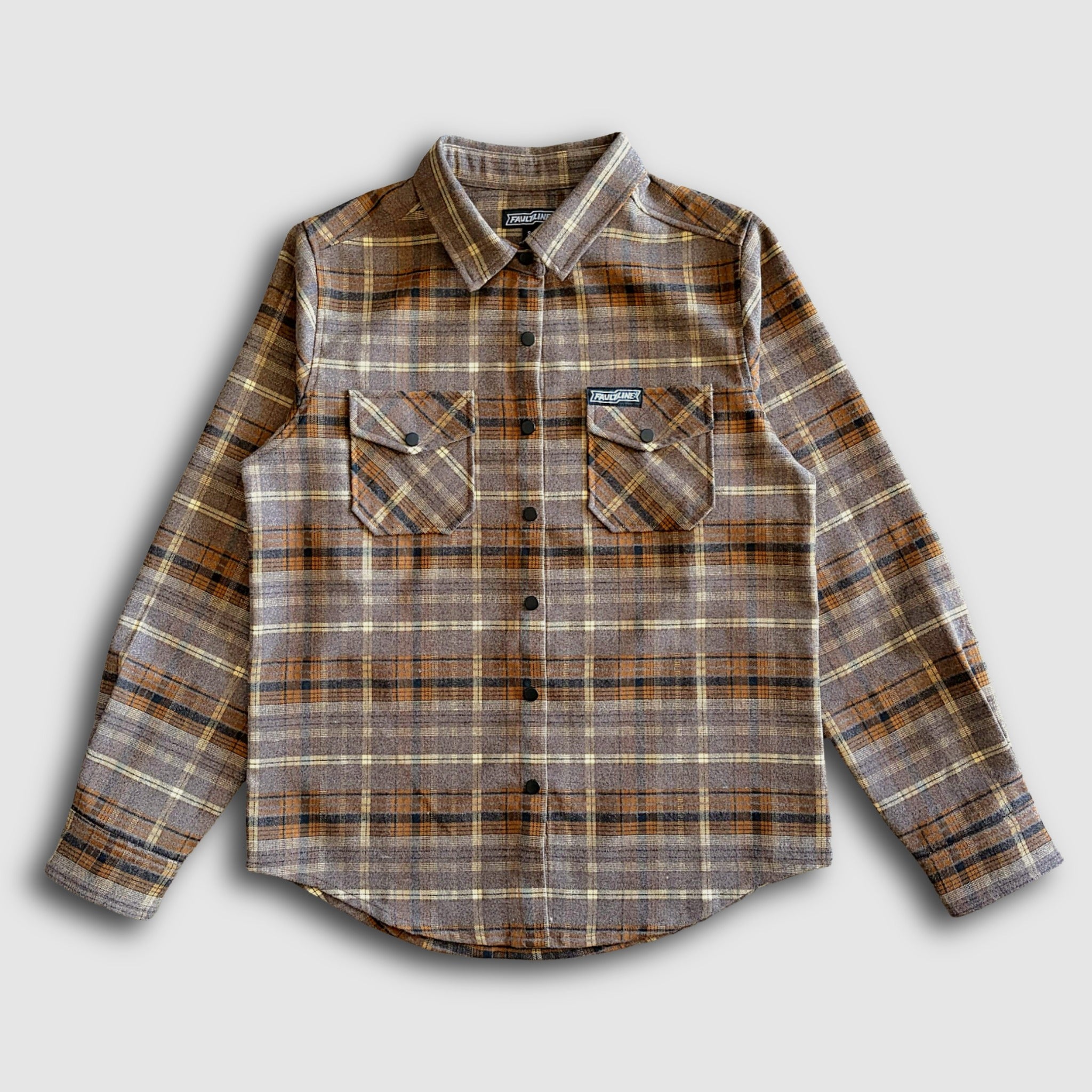 Women's Highland Tech Flannel - Heather Brown/Tan