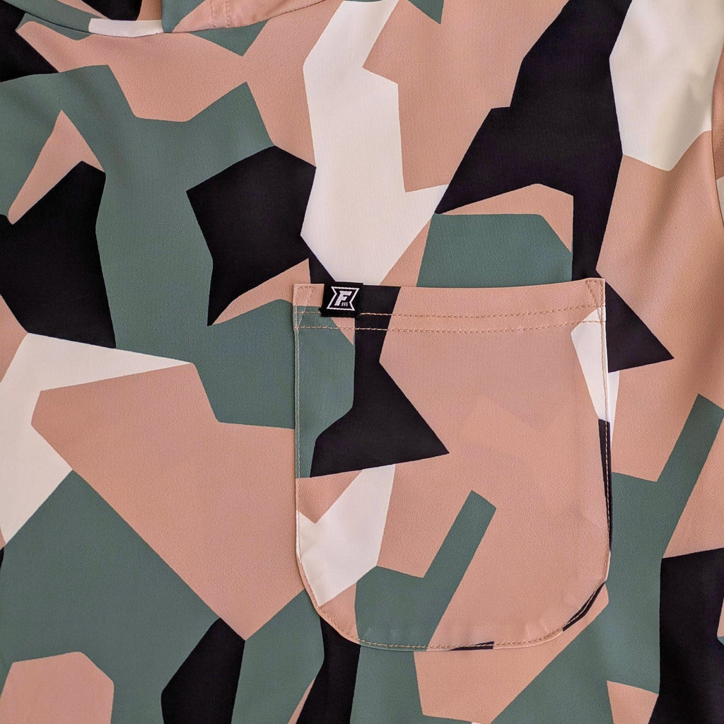 Carson Sun Hoodie - Tan Nordic Camo