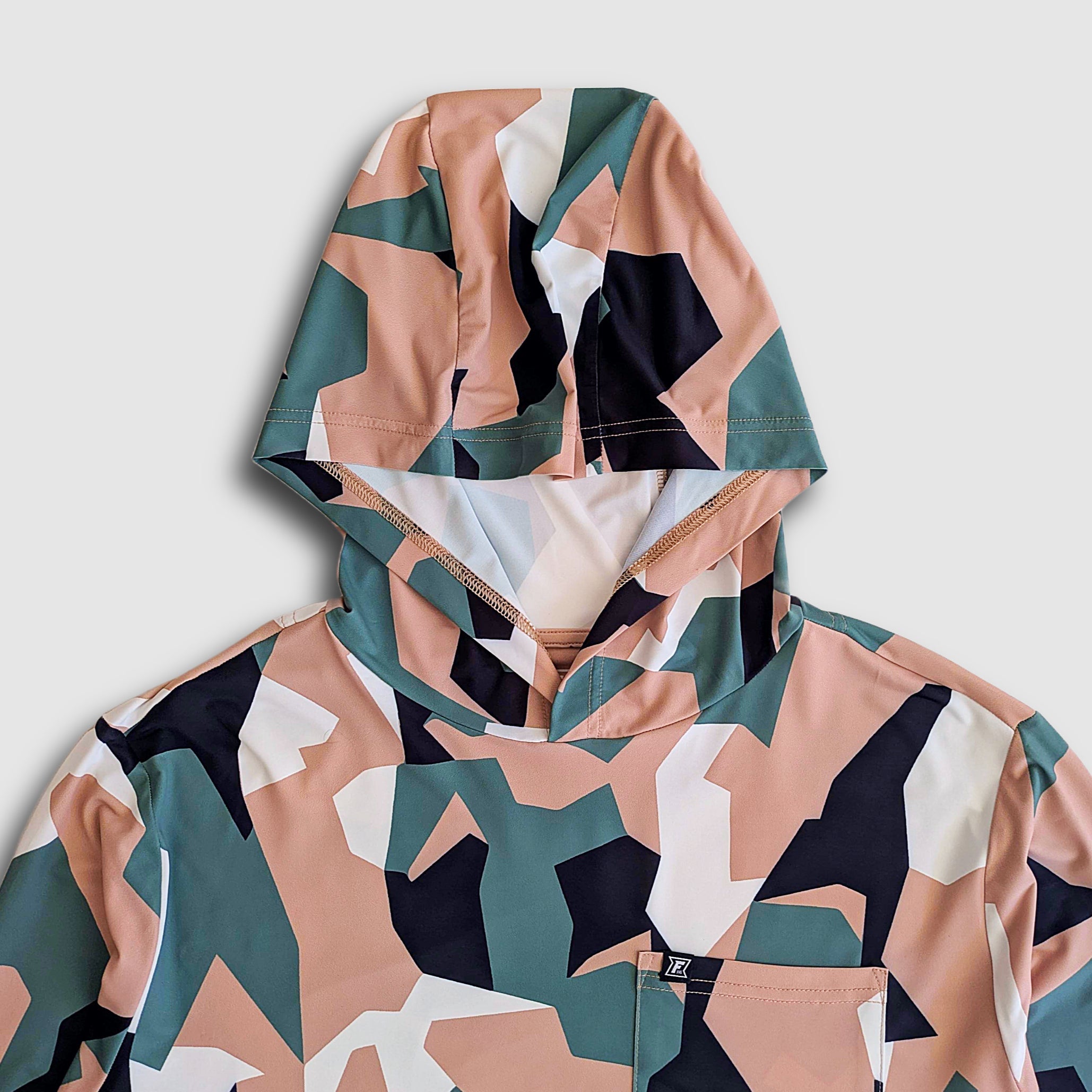 Carson Sun Hoodie - Tan Nordic Camo