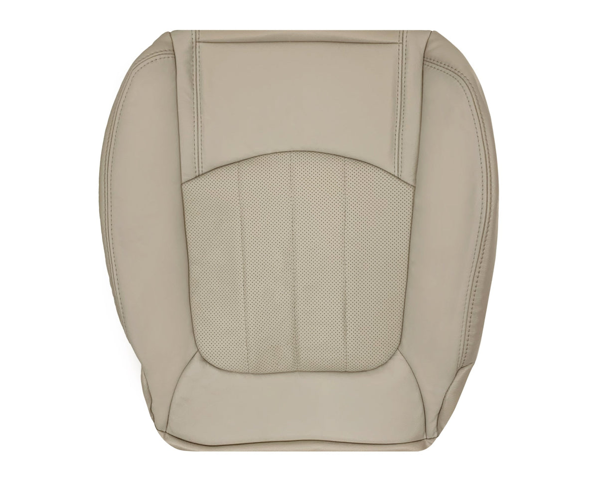 2009-2012 Chevrolet Traverse LT/LTZ Driver or Passenger Replacement Seat Cover: Perforated, Tan