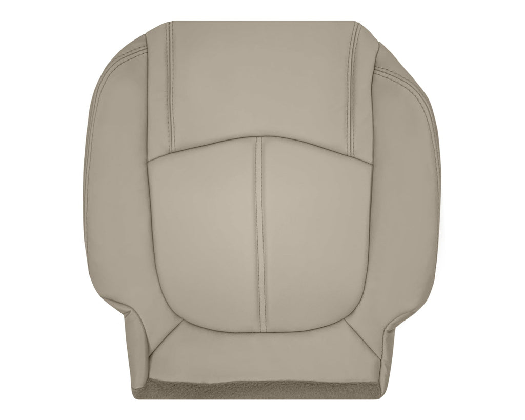 2008-2012 Buick Enclave Second Row Bottom Replacement Seat Covers In Tan: Choose Leather or Syn. Leather