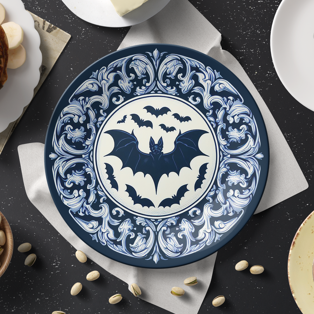 Flying Bat 10" Dinner Plates