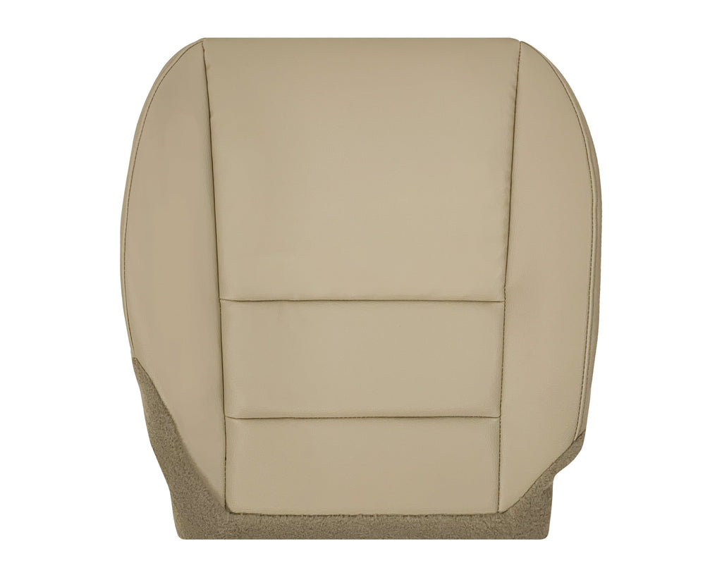 2007 - 2013 Acura MDX Driver Or Passenger Replacement Seat Covers: Non-Perforated Tan