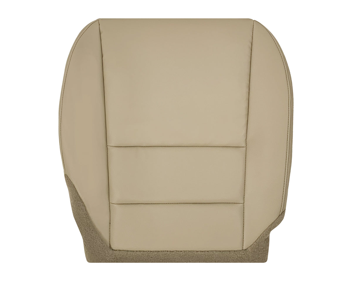 2007 - 2013 Acura MDX Driver Or Passenger Replacement Seat Covers: Non-Perforated Tan