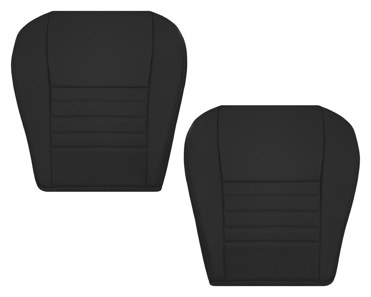 1999-2004 Ford Mustang GT Convertible Replacement Seat Cover in Dark Charcoal Black: Choose From Variation