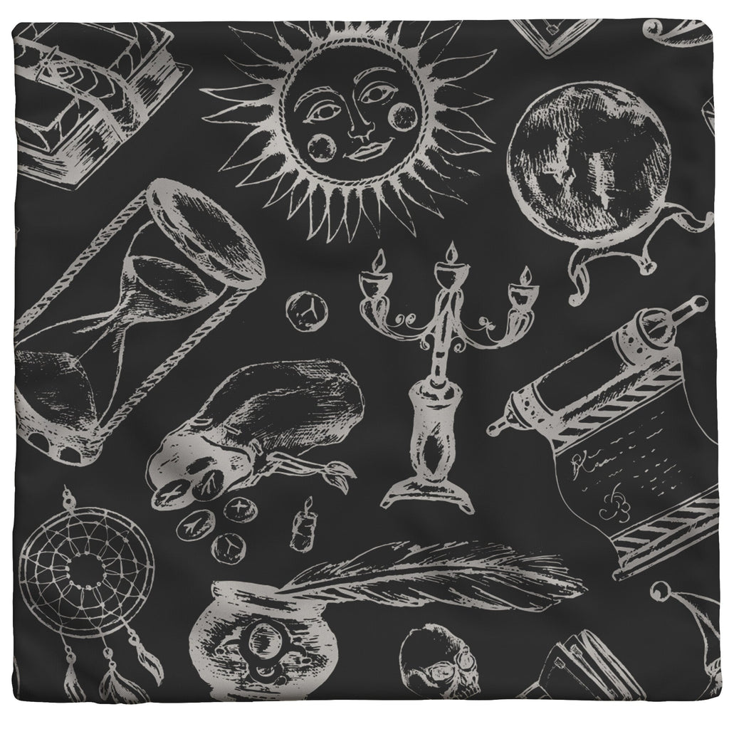 "Fortune Teller" Throw Pillow (Dark)