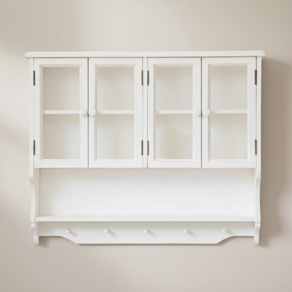 French Country Wall-Mounted Kitchen Cabinet