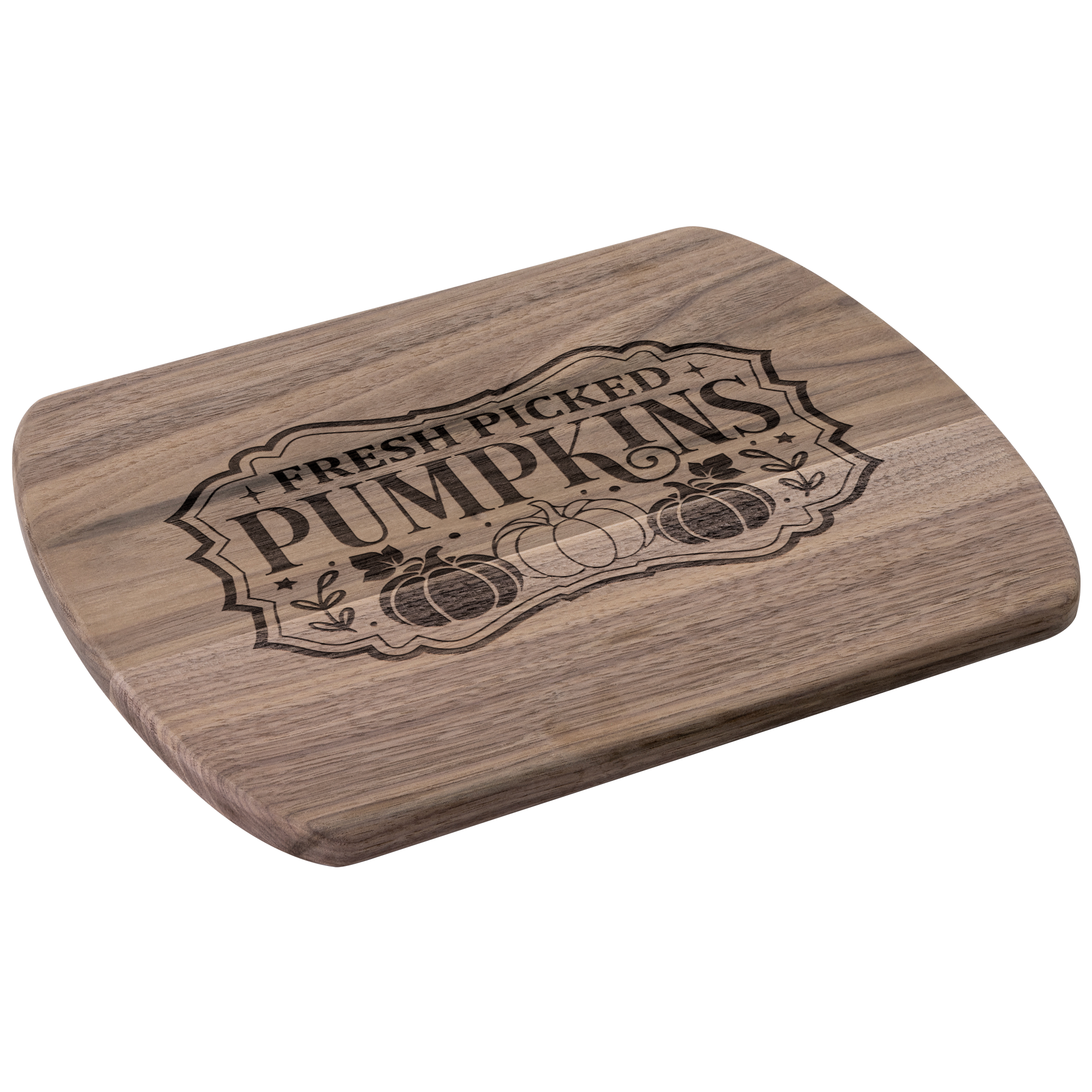 Fresh Picked Pumpkins Fall Hardwood Cutting Board