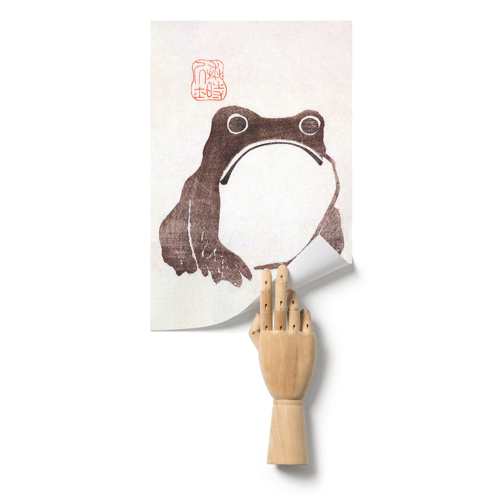"Frog" by Matsumoto Hoji Matte Poster