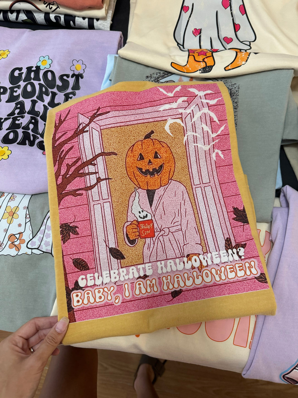 Celebrate Halloween Baby Tee or Sweatshirt