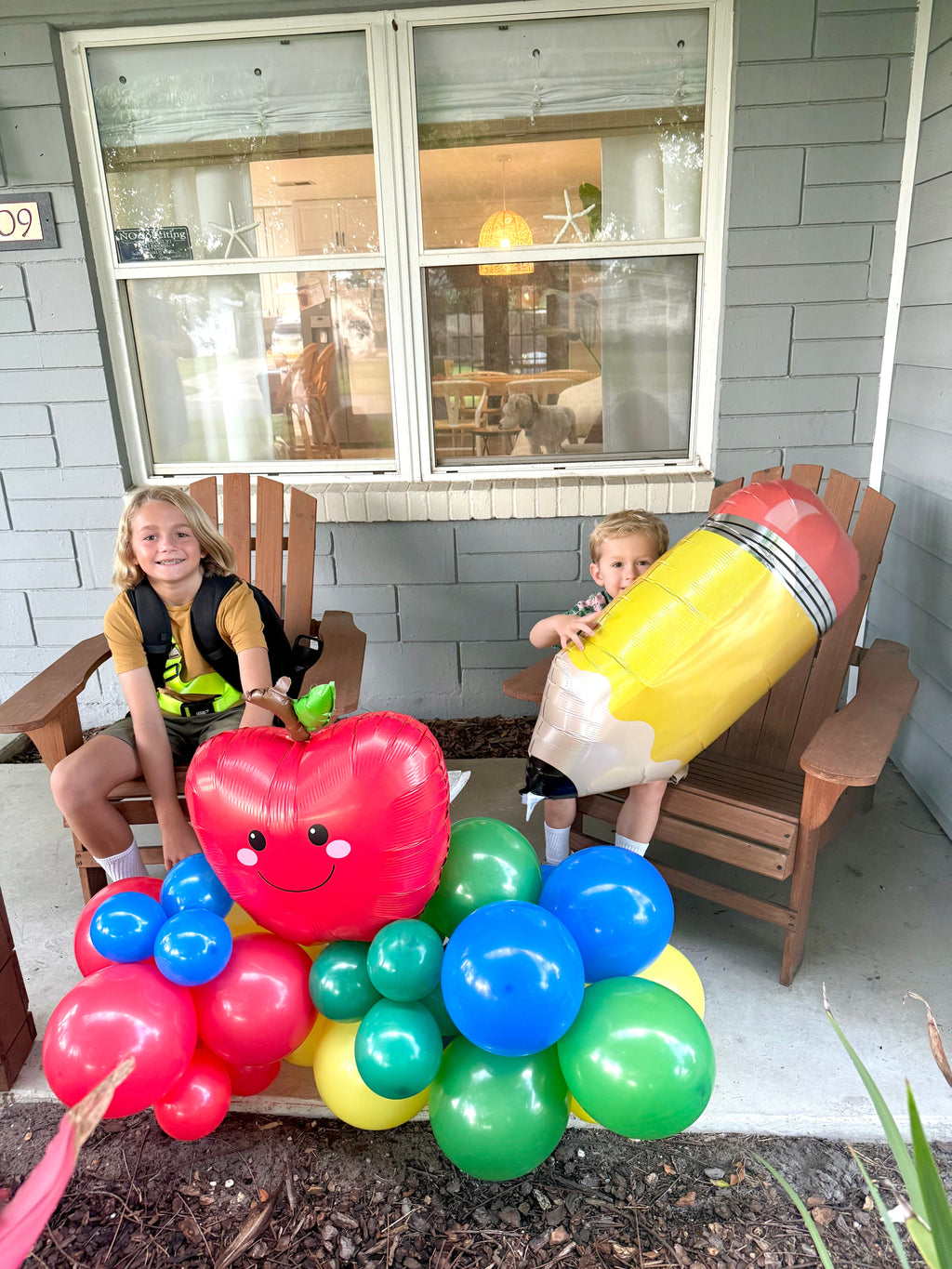 Smiley Pencil 31" Jumbo Balloon